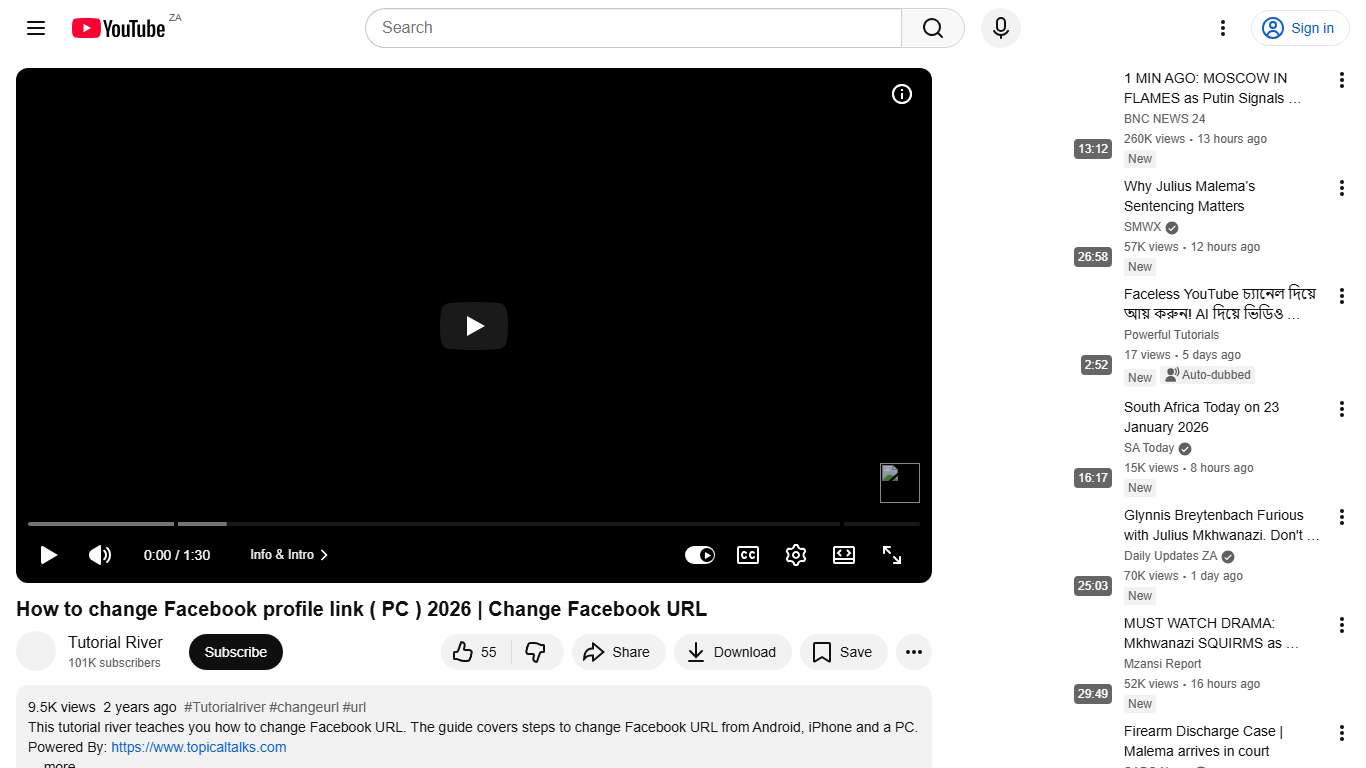 How to change Facebook profile link ( PC ) 2026 Change Facebook URL - YouTube
